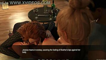 Jessica oneil's hardcore gameplay in the anime-style visual novel
