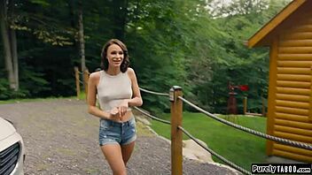 mysterious hermit spies on girlfriends licking each other