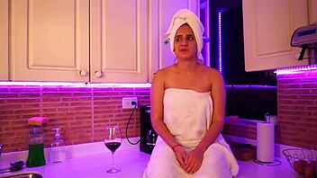 latina babe in casting interview gets excited