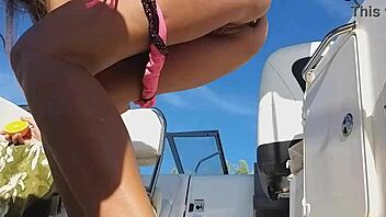 Beautiful marina views and fun in the sun with speedboat and pee show