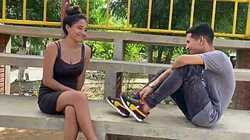 Waking My Chubby Black Girlfriend with a Close-Up Body Massage