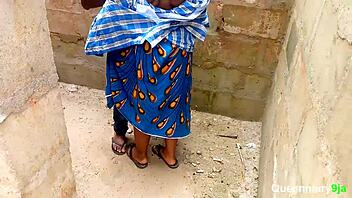 The site manager has sex with the lady while the boss is present.