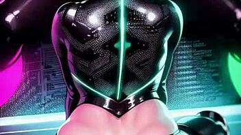 cyberpunk anime gals in january hentai comp