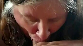 Is that friend's wife giving a topless blowjob?