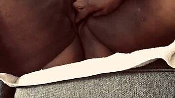 He teased my fat ebony pussy till it squirted! 💦