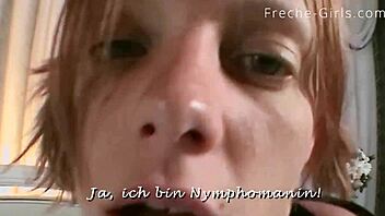 Nemška najstnica 18+ uživa v velikem izlivu v vsakem položaju