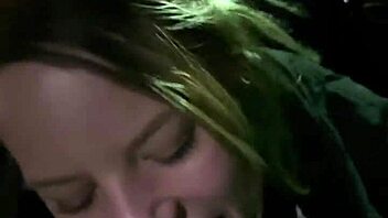 Risky public blowjob with ass eating and creampie