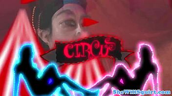 i'm watchin mature milfs squirtin and swappin cum in threesome. so hot!