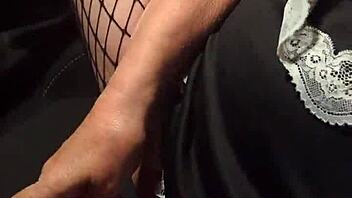 Happy Halloween, Amateur Milf Masturbates With Dildo And Cums Outdoors