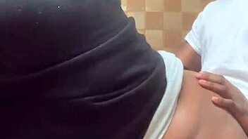 quickie in the public bathroom before our movie starts