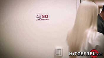 Blonde German Doll Feels Excited To Please With Blowjobs In Heels