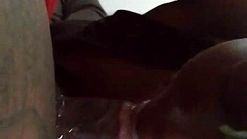 Wow, that ebony amateur gives good head sucking blowjob