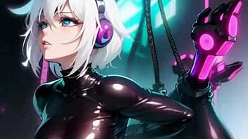 cyberpunk anime gals in january hentai comp