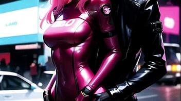 cyberpunk anime gals in january hentai comp