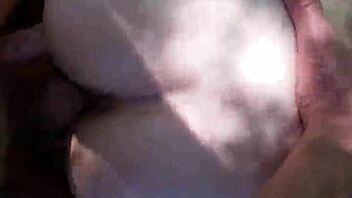 Outdoor Doggystyle Slam with Blonde Ponytail Babe!