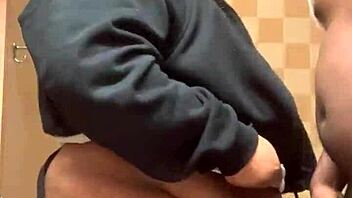 quickie in the public bathroom before our movie starts