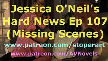 Jessica oneil's hardcore gameplay in the anime-style visual novel