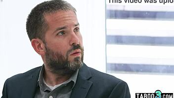 victoria voxxx, the small-titted housewife, gets creampied right in front of her husband