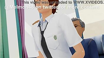 dean's pet femboy getting fucked by the school dean?