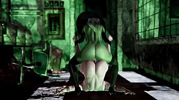 Cuming inside witch gruntilda on halloween night - 3d porn 🎃