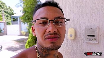 tattooed guy with big cock fucks the guy with big ass