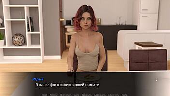 3D porn game with big tits and nipples bouncing