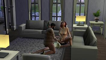 the sims 4 - introduced to my new family orgy, ready for teen 18+ cumshot?