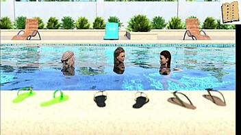 a wife and stepmother 64 plays an erotic game