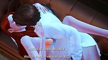 Black Lily 3D hentai preview shows naughty animated sex scenes