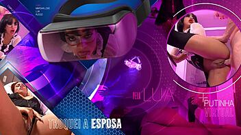 Wet Pussy Wife Bent Over For Hairless Cowgirl Cum