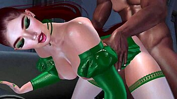 why is stacy munro the spotlight girl in this interracial cartoon?