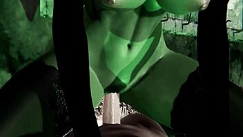 Cuming inside witch gruntilda on halloween night - 3d porn 🎃