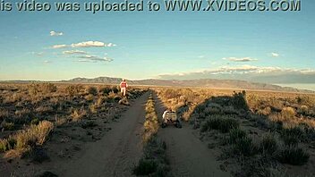 Amateur cowgirl ride in the evening on big butt