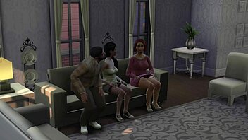 the sims 4 - introduced to my new family orgy, ready for teen 18+ cumshot?