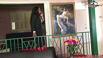 The chubby american slut with big belly craves monster bbc for hardcore ebony sex and cumshot