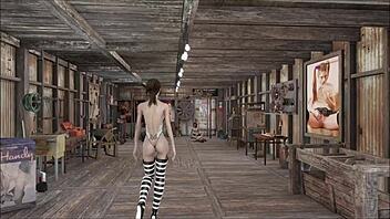 Exciting Fallout 4 fashion series with cute brunette