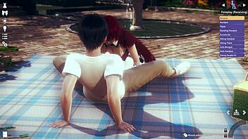 Honey select 2 redhead hentai fun