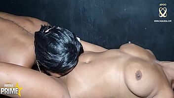 brazilian brunette prostitute partying with india prime and jacy metralha 😈