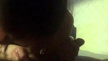 i give a messy blowjob, slobbering all over his big cock