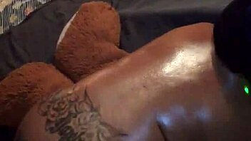 Nerdy Hazelnut's big ebony ass gets pounded