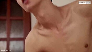 Cute young guys exploring their bond