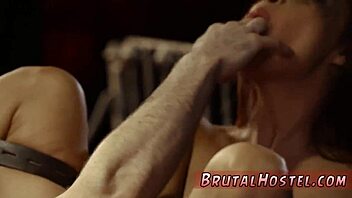 Teen Jade Jantzen in a bondage dungeon gang bang