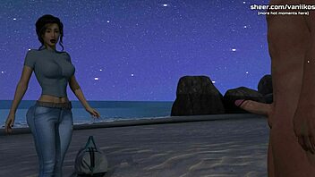 i watch stepmother get creampied on beach at night