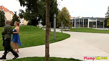 Plump BBW Sandwich in Wild Threesome Action, Free Hugs!