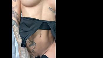 Beautiful European beauty Susy Gala in hot lingerie and leather.