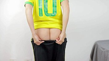 Crossdresser Moans Loud on Thick Black Shaft