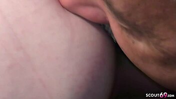 Mia, a German street whore, gets fucked by three old men at a truck stop.