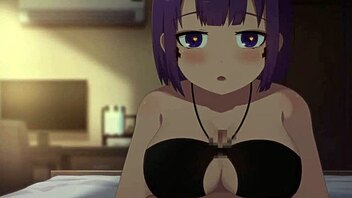 Beautiful anime featuring big-boobed kamuo in swimsuits.