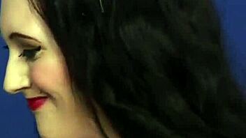 Horny Centerfold Gets Cumshot On Her Face Gulping All The Ejaculate