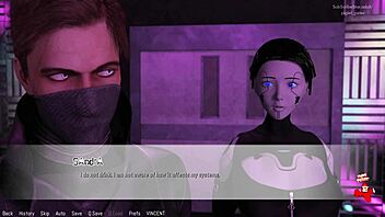 3D animated porn game with hot sci-fi theme.